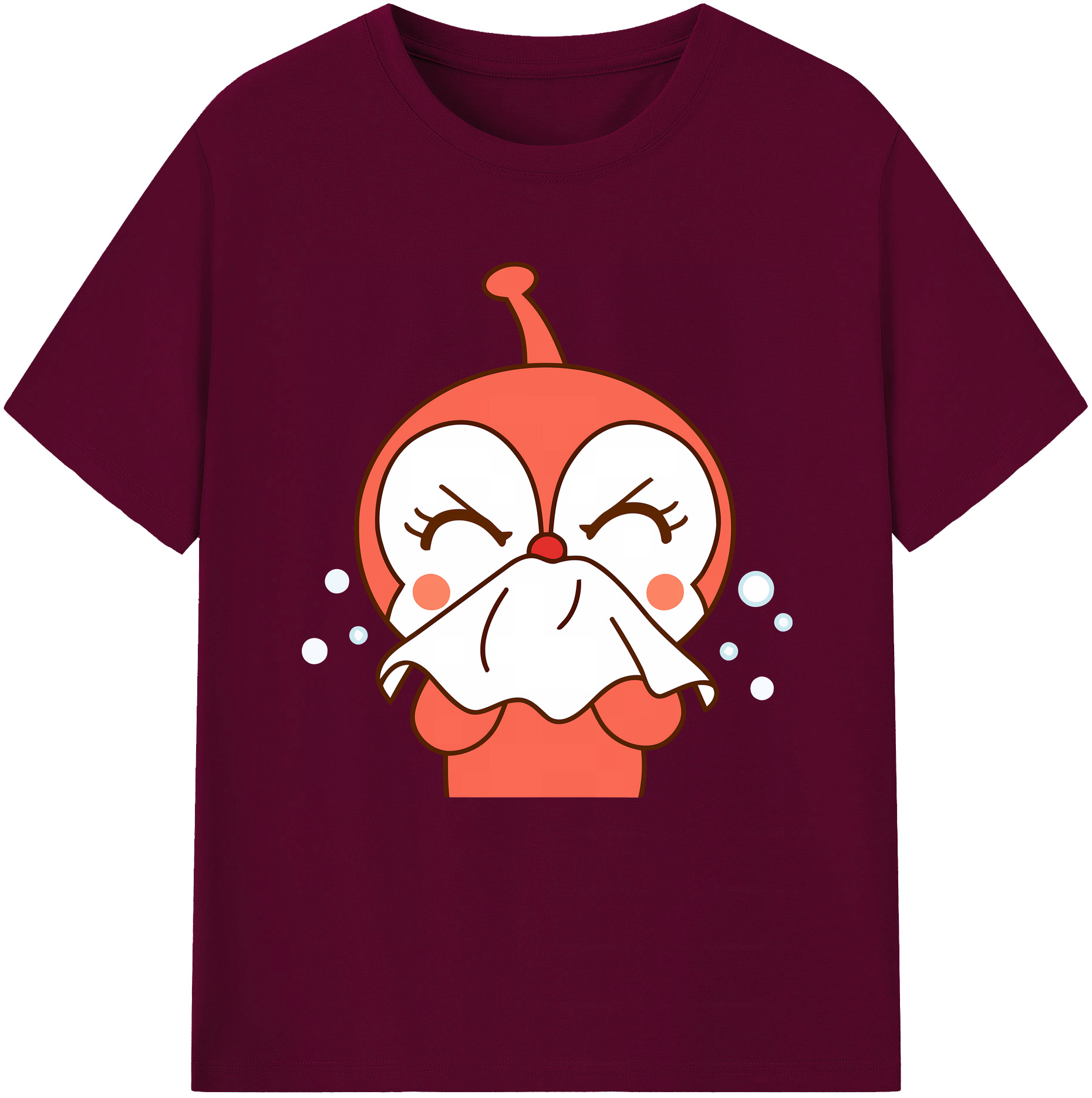 （画像用） アンパンマン Anpanman レディースカジュアルプリントTシャツ（綿100％）